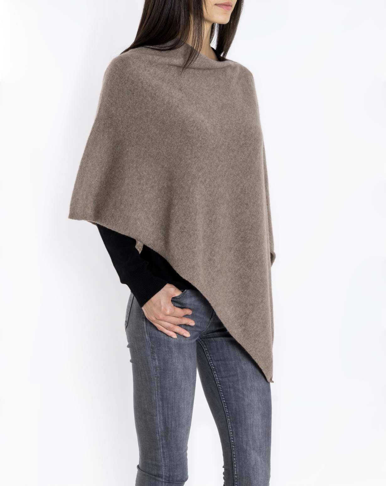 Women s Essential Pure Cashmere Poncho MaisonCashmere Women s Essential Pure Cashmere Poncho MaisonCashmere