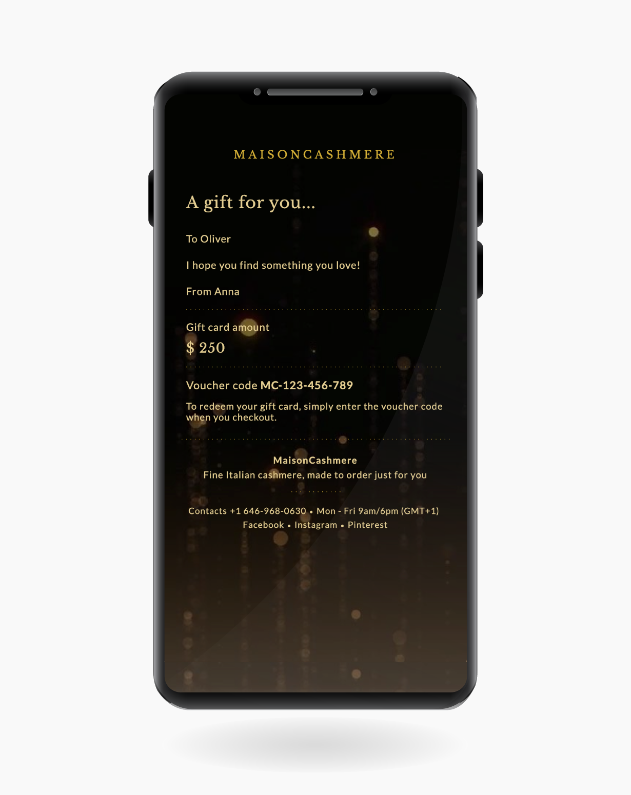 Gift Card | MaisonCashmere