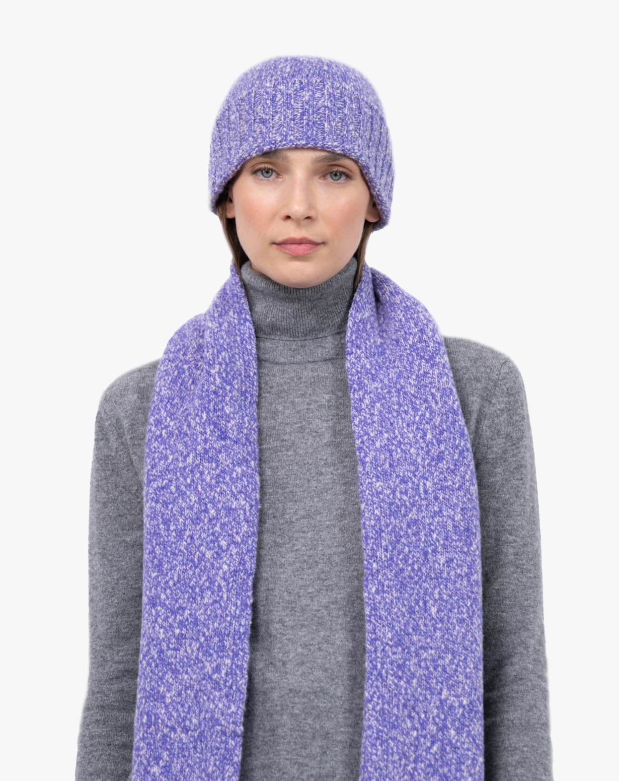 Cappello Sciarpa In Lana Merino Per Neonati - Effetto Cashmere, Chiusura Velcro, Morbido E Caldo - Foto 9