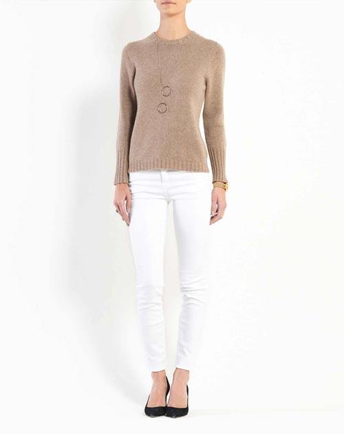 Maglia Donna Cashmere Maglione In Cashmere Donna Girocollo