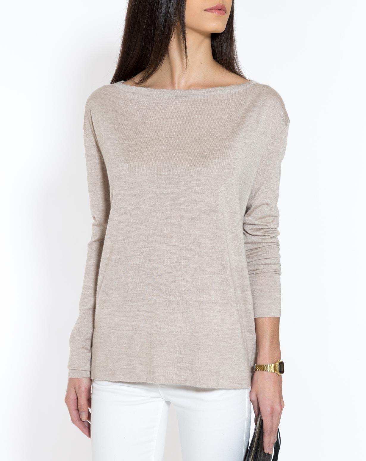 Pull Femme Col Bateau Manches Longues - Matière Douce (acrylique, Viscose, Nylon) - Tailles S à XXL