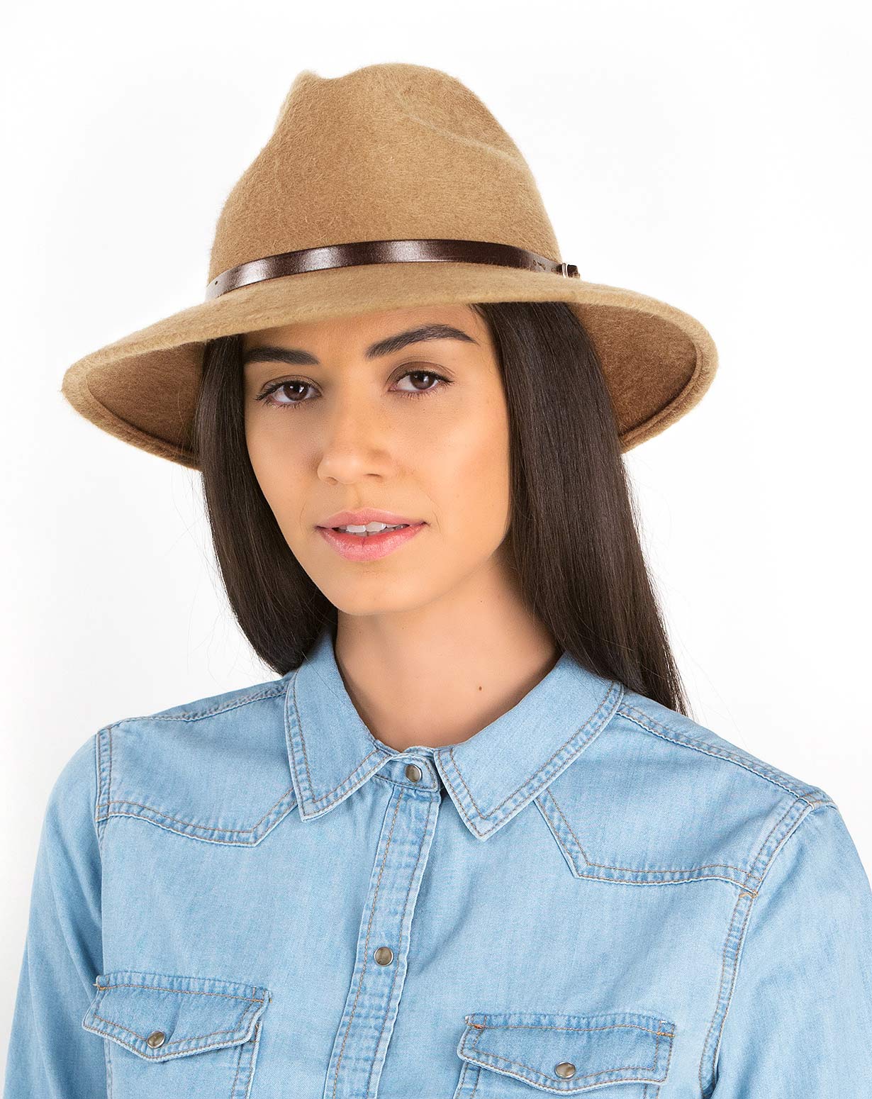 Women's Pure Cashmere Wide Brim Fedora MaisonCashmere
